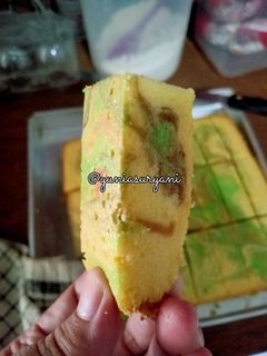 Foto resep 125. Bolu Marmer (Metode All In One)