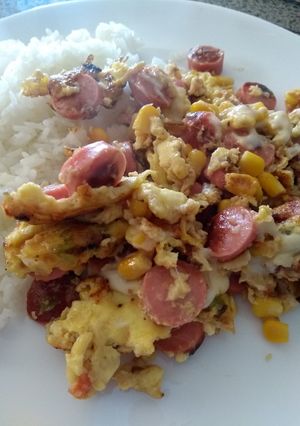 Una foto de Huevos revueltos