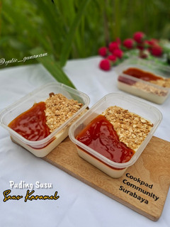 Foto resep Puding Susu Saus Karamel