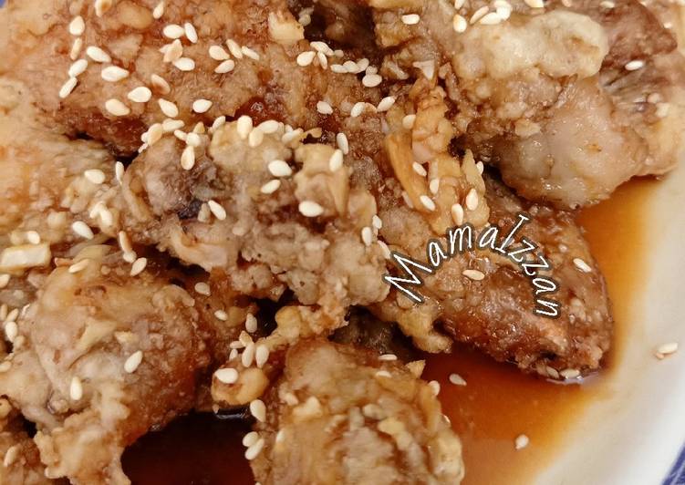 Bagaimana mengolah Ganjang Chicken (Korean Food) yang praktis