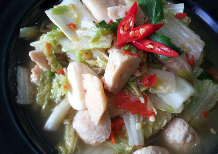 Anti Ribet, Memasak Tumis Sawi Putih Bakso Ekonomis Untuk Dijual