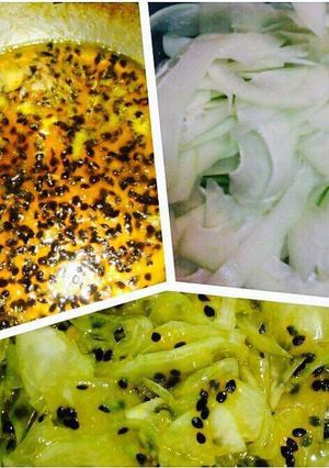 涼拌百香果青木瓜 的食譜成品照片