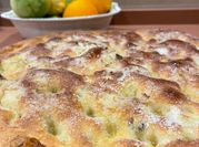 Una foto di focaccia