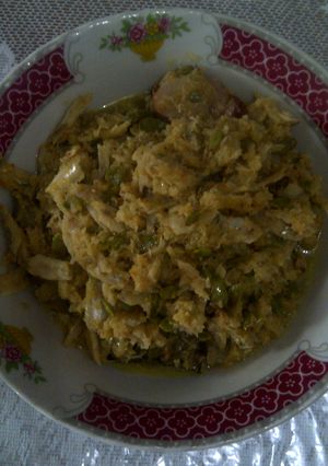 Foto resep Botok Teri Petai Cina.... (tanpa daun)