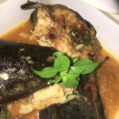 Fish pepper soup A picture of Fish pepper soup.