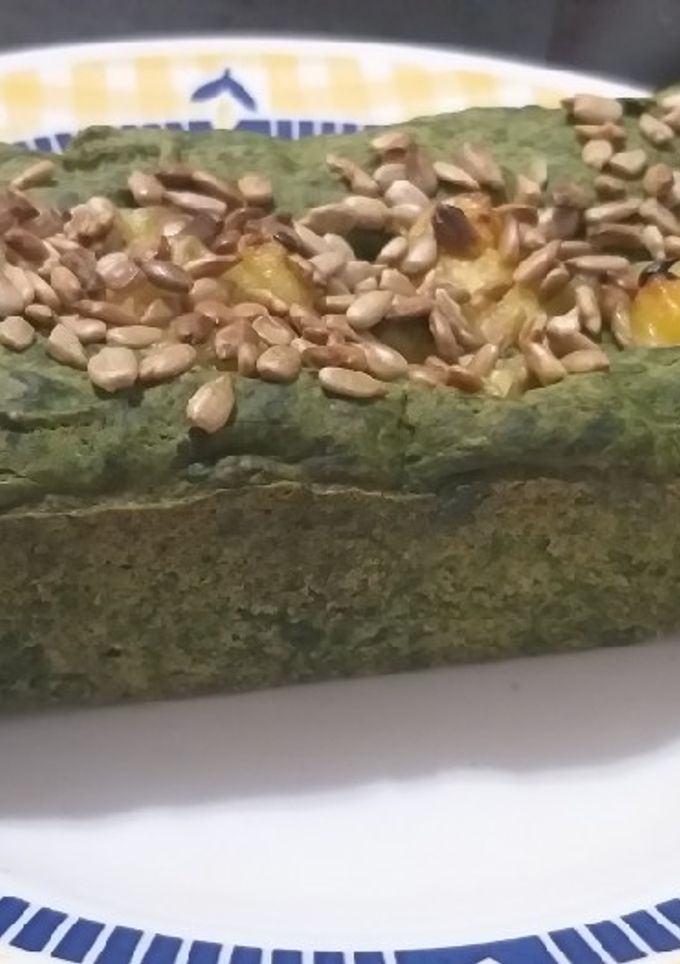 Una foto de Budín de espinaca vegano