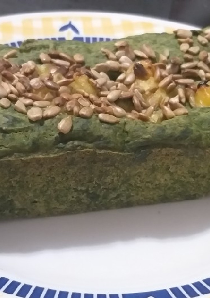 Una foto de Budín de espinaca vegano