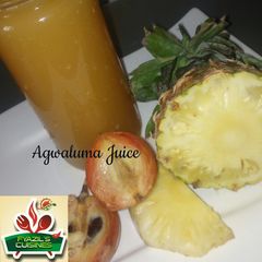 A picture of Agwaluma juice.