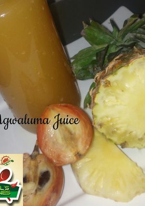 A picture of Agwaluma juice.
