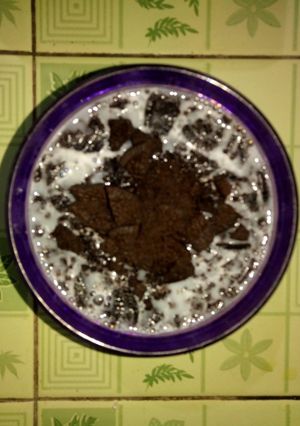 Foto resep Puding Susu Mix Oreo