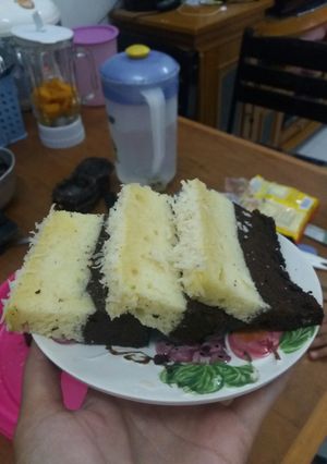 Foto resep Bolu susu lembang (bolu susu coklat keju home made)
