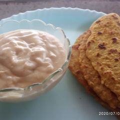 A picture of Moong dal roti.