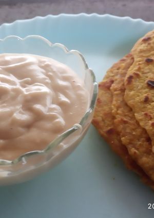 A picture of Moong dal roti.