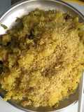 Kande Pohe (beaten rice flakes)
