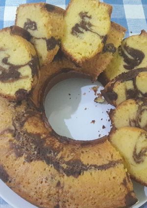 Foto resep Cake Marmer simpel