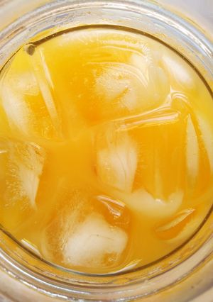 Foto resep Es Jeruk Kelapa Muda