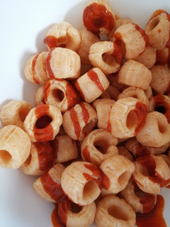 Una foto de Chicharrones de harina en air fryer