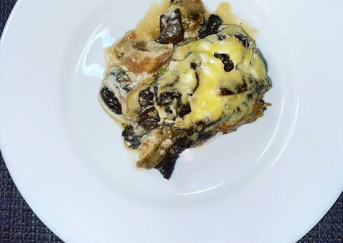 Жульен с курицей и грибами