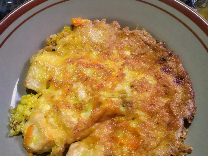 Langkah Mudah untuk Membuat Resep Dadar telur tahu wortel yang Uenak Anti Ribet, Uenak Banget