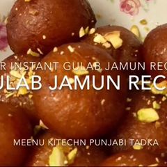 A picture of Gulab jamun recipe.