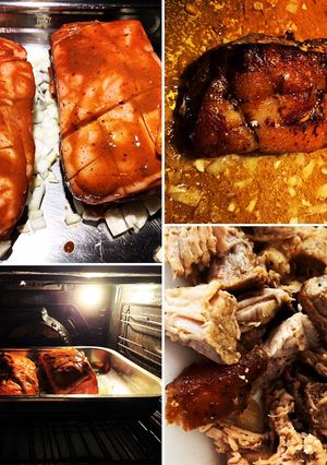 Une photo de Pulled Pork ou porc effiloché