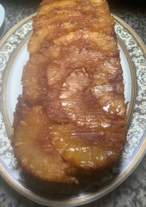 Une photo de 🍍Cake ananas 🍍 façon🍃🪺 tatin