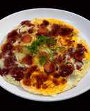 SP.0897 - Xúc Xích Chiên Hột Gà Xốt Dâu Tằm