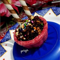 A picture of Cashew gulkand cup.