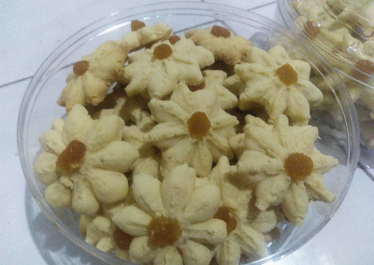 Resep Semprit susu renyah Anti Gagal
