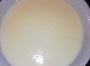 Una foto de Colada de maizena sabor vainilla