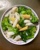 青花菜炒山藥