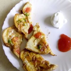 A picture of Chilli garlic cheese toast.