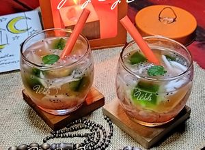 Foto resep Es Kelamud Jelly & Biji Selasih