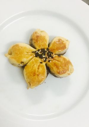 Hình của món Tam sinh bạch đào.