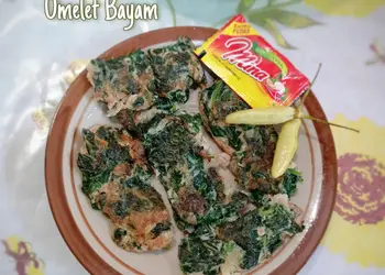 Masakan Unik Omelet Bayam Yummy Mantul