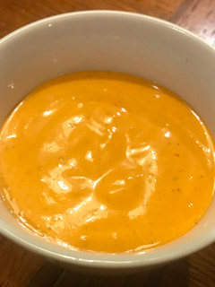 A picture of Chipotle Secret Sauce.
