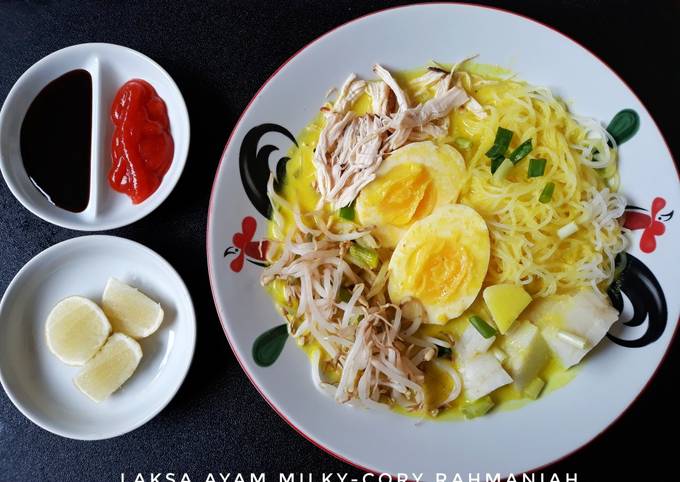 Resep Laksa Ayam Milky yang Menggugah Selera