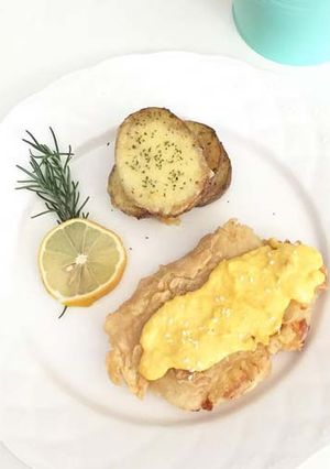 Foto resep Dori Mozarella Saus Telur Asin