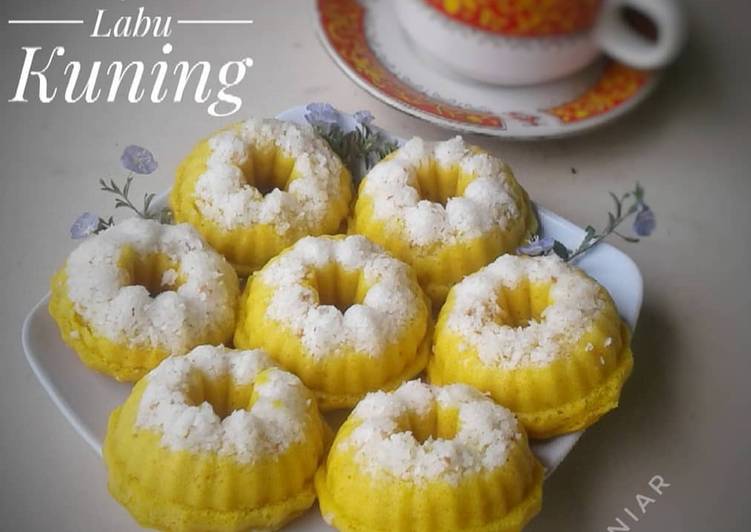 Resep Putu Ayu Labu Kuning Anti Gagal