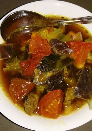 A picture of Simple spicy lamb soup.