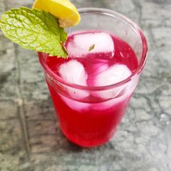 A picture of Minty Lemony Rose Mojito.