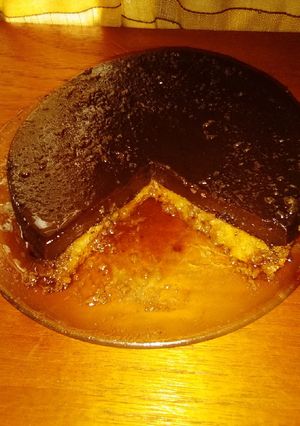 Una foto de Torta quesillo de chocolate sin leche condensada