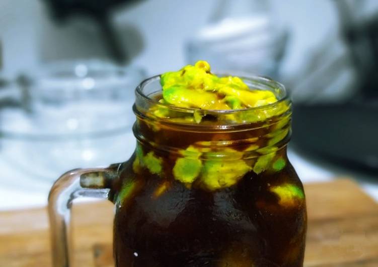 Langkah Mudah untuk Membuat Brown Sugar Coffee with Avocado, Enak Banget