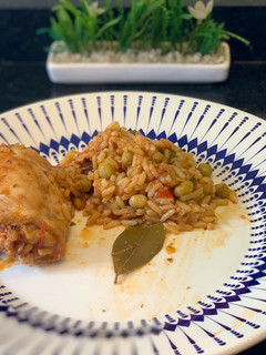 Una foto de Arroz con pollo