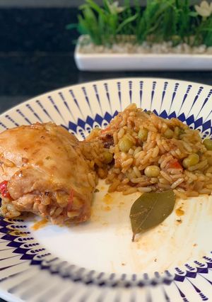 Una foto de Arroz con pollo