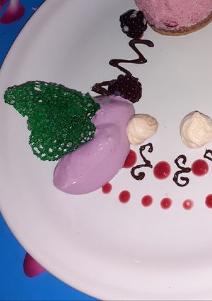 Una foto de Helado de zarzamora