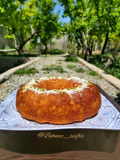 عکسی از دستور کیک نارگیلی