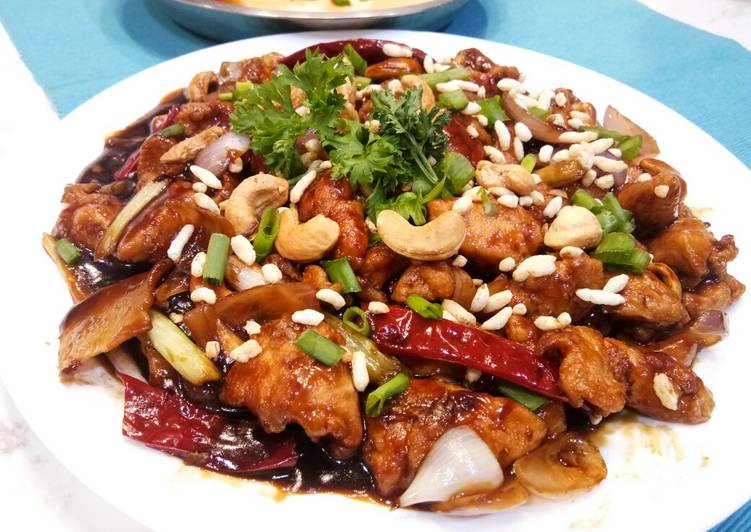 Recipe of Any-night-of-the-week Kung Po Chicken Fillet with Cashew Nuts