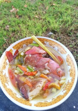 Foto resep Sup Kakap Merah Kuah Asam