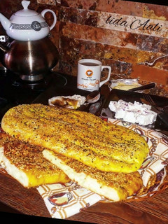 عکسی از دستور نان بربری عالی پز